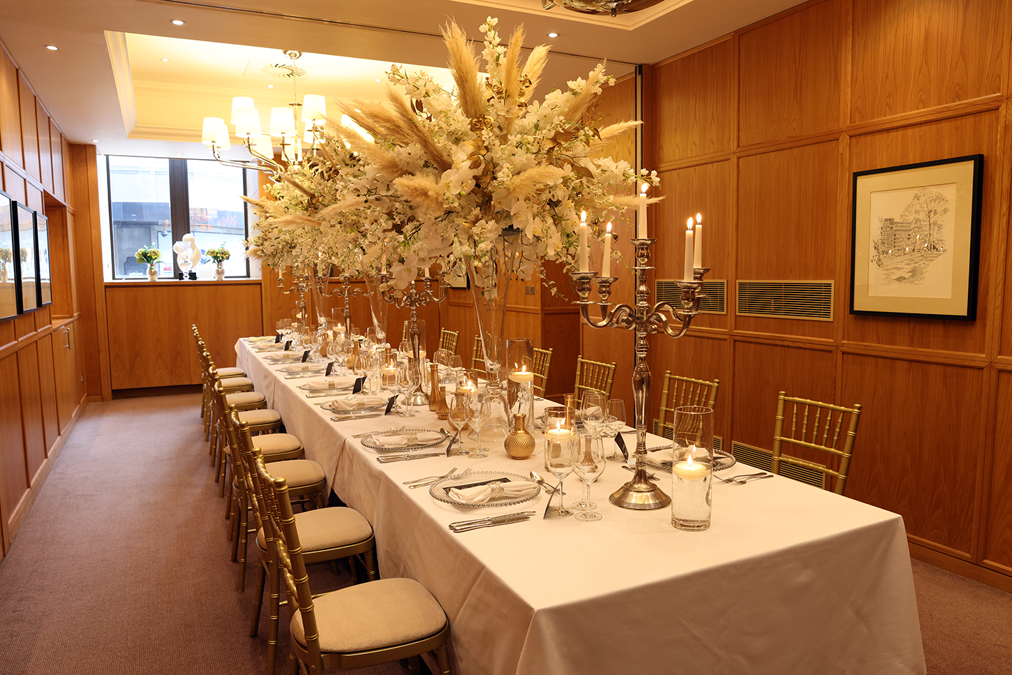 1 Wimpole Street - small wedding breakfast