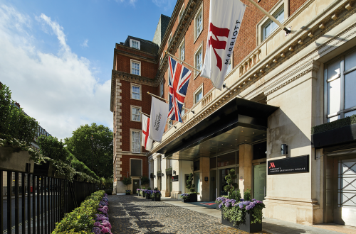 London Marriott Hotel Grosvenor Square front