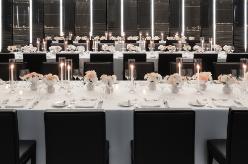 Bulgari Hotel London table